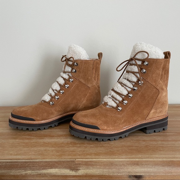 Marc Fisher LTD Izzie Shearling Boots - Size 8.5 - Picture 4 of 8